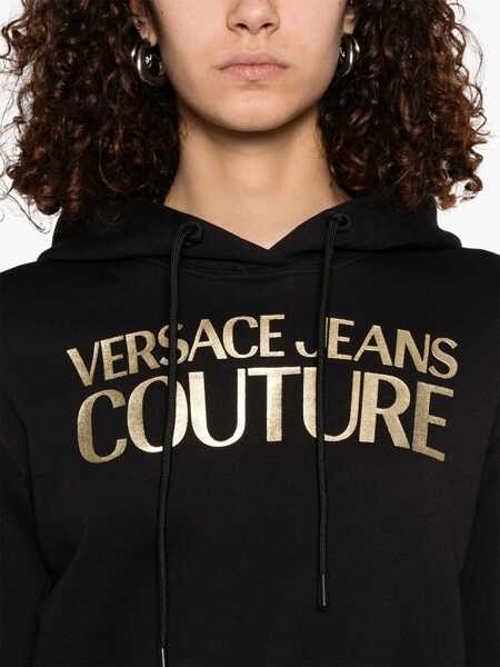 Bluze de trening Versace Jeans Couture Sweatshirt With Logo BLACK Femei (BM 17639572) 5