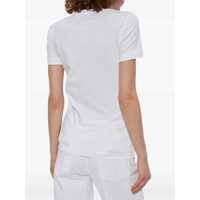 Tricouri Versace Jeans Couture Dama - Tricouri Versace Jeans Couture V-Emblem Logo T-Shirt WHITE Femei (BM 17639575) - B-mall.ro