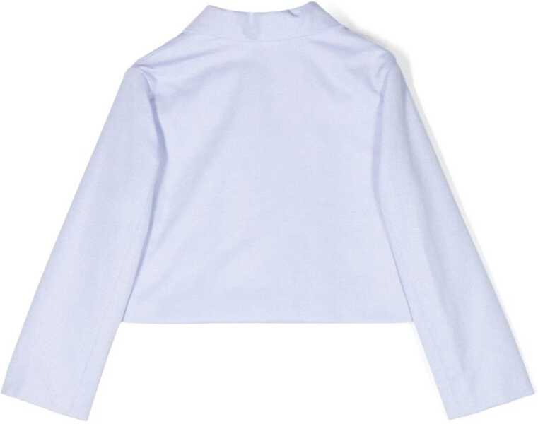 Jachete SIMONETTA Collar And Button Jacket BABY BLUE Fete (BM 17639584) 2