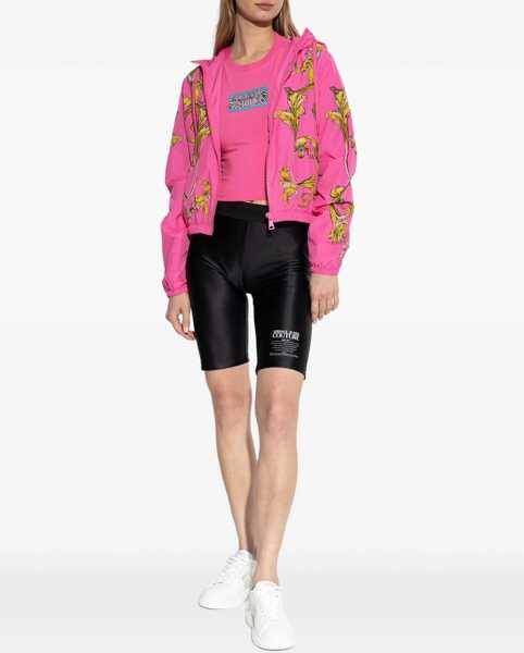 Pantaloni casual Versace Jeans Couture Cycling Shorts With Logo BLACK Femei (BM 17639602) 2