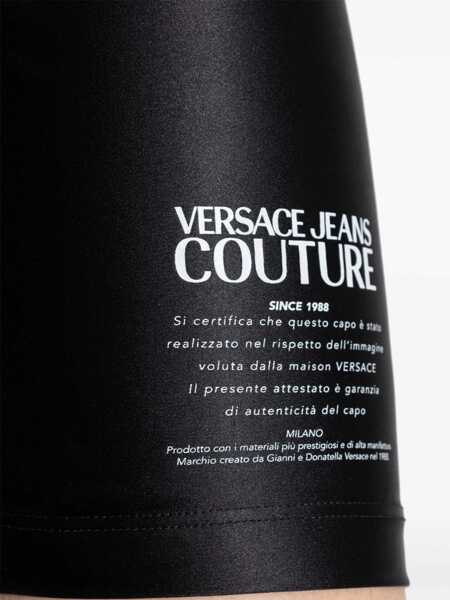 Pantaloni casual Versace Jeans Couture Cycling Shorts With Logo BLACK Femei (BM 17639602) 5