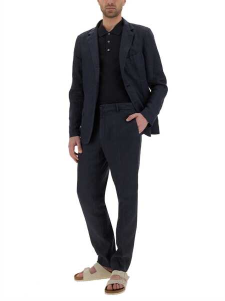 Costume 120 LINO Single-Breasted Dress BLUE Barbati (BM 17639623) 2