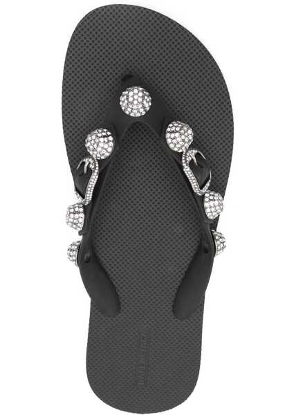 Sandale Balenciaga Sandal Slide Cagole BLACK Femei (BM 17639626) 4