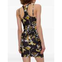 Rochii Versace Jeans Couture Dama - Rochii casual Versace Jeans Couture Mini Dress With Outline Baroque Print BLACK Femei (BM 17639653) - B-mall.ro