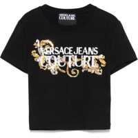 Tricouri T-Shirt With Crystals "Outline Baroque" Femei