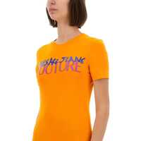 Tricouri Versace Jeans Couture Dama - Tricouri Versace Jeans Couture Institutional Logo T-Shirt ORANGE Femei (BM 17639713) - B-mall.ro