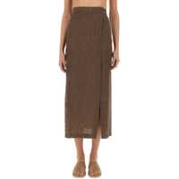 Fuste casual "Micro Stripe" Longuette Skirt Femei