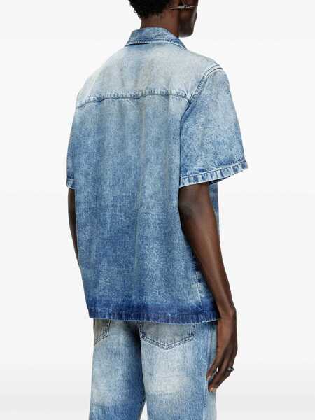 Camasi casual Diesel Shirt Nabil DENIM Barbati (BM 17639752) 4