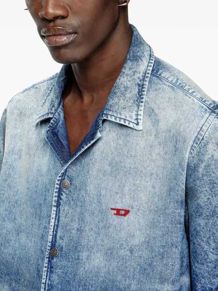 Camasi casual Diesel Shirt Nabil DENIM Barbati (BM 17639752) 5