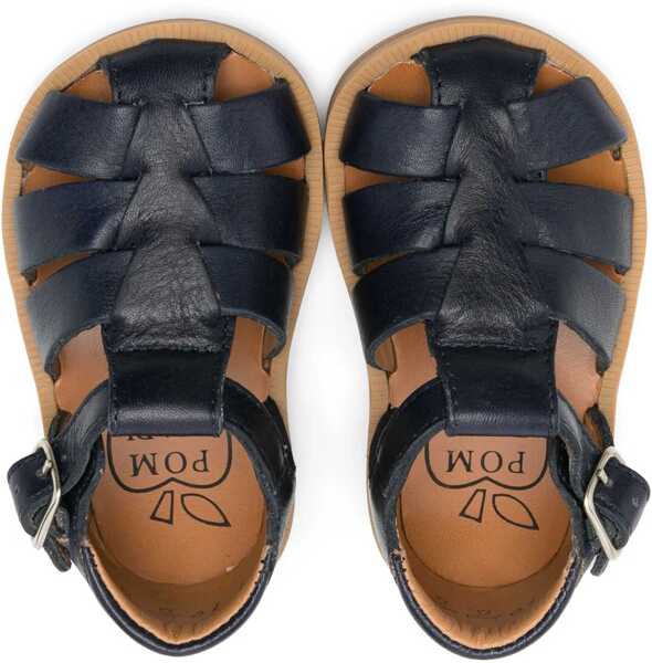 Sandale fara toc POM DAPI Poppy Daddy Sandals BLUE Fete (BM 17639755) 3