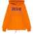 Versace Jeans Couture Hoodie With Logo And Crystals ORANGE