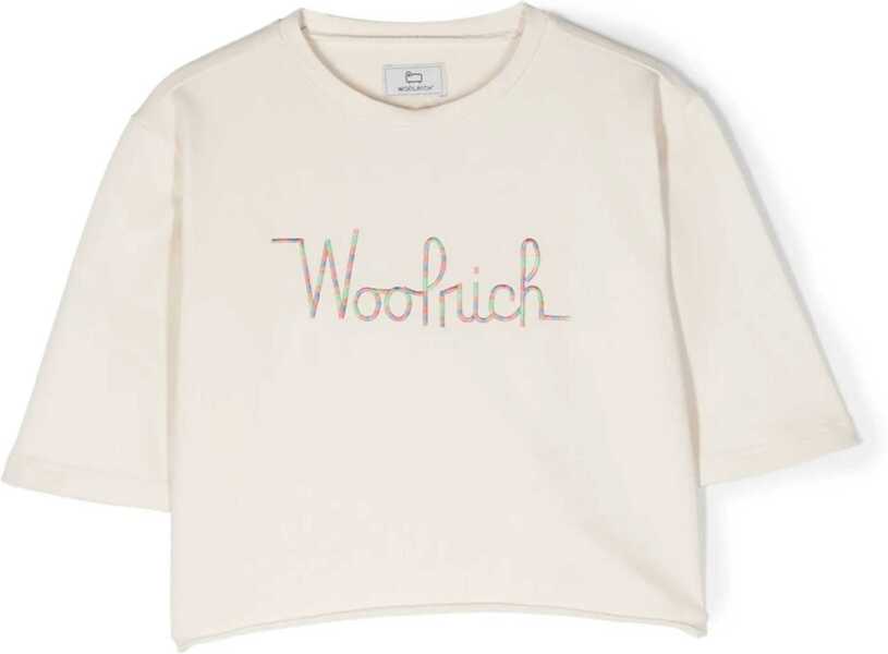 Hanorace Woolrich Cropped Crewneck Top IVORY Fete (BM 17639776) 1