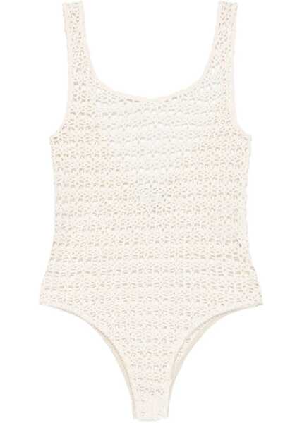 Body-uri ALYSI Macram Bodysuit IVORY Femei (BM 17639791) 1