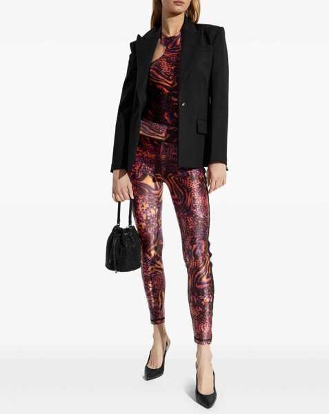 Pantaloni casual Versace Jeans Couture Leggings With Print MULTICOLOUR Femei (BM 17639797) 2