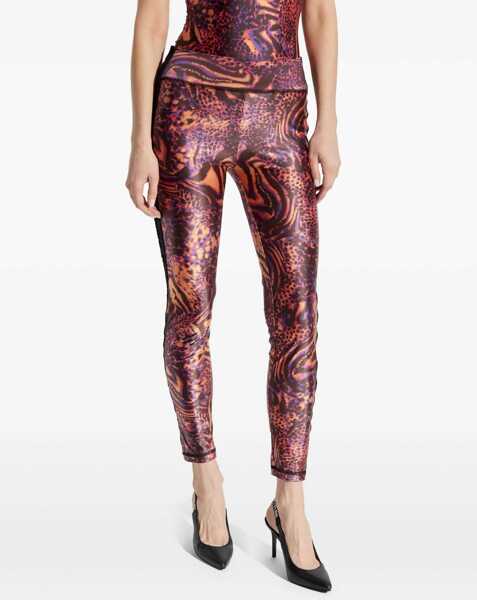 Pantaloni casual Versace Jeans Couture Leggings With Print MULTICOLOUR Femei (BM 17639797) 3