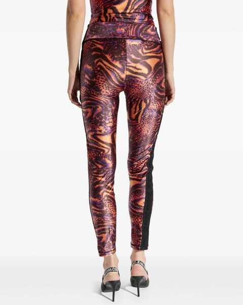 Pantaloni casual Versace Jeans Couture Leggings With Print MULTICOLOUR Femei (BM 17639797) 4