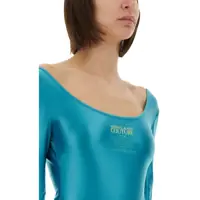 Imbracaminte Versace Jeans Couture Dama - Bluze Versace Jeans Couture Body Warranty Logo AZURE Femei (BM 17639851) - B-mall.ro