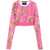 Versace Jeans Couture "Outline Baroque" Short Top PINK