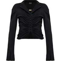 Bluze Shirt With Ruffles And "Institutional Logo" Femei