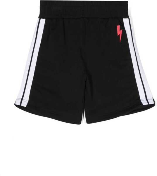 Pantaloni scurti Neil Barrett Sweatshirt Bermuda BLACK Baieti (BM 17639902) 2