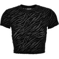 Tricouri Devoré Zebra Short T-Shirt Femei