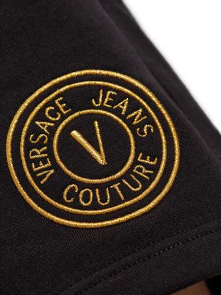 Pantaloni scurti Versace Jeans Couture Sports Shorts V-Emblem BLACK Femei (BM 17639941) 4