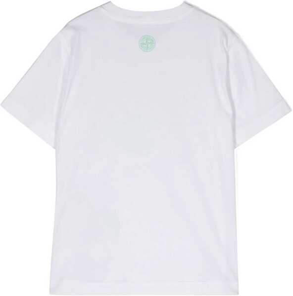 Tricouri Stone Island T-Shirt Logo WHITE Baieti (BM 17639962) 2