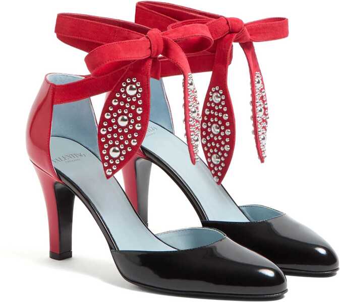 Pantofi cu toc Valentino Garavani Foliefoliage Pumps BLACK Femei (BM 17640397) 2