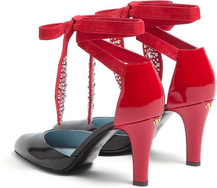 Pantofi cu toc Valentino Garavani Foliefoliage Pumps BLACK Femei (BM 17640397) 3