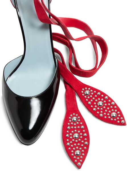 Pantofi cu toc Valentino Garavani Foliefoliage Pumps BLACK Femei (BM 17640397) 4