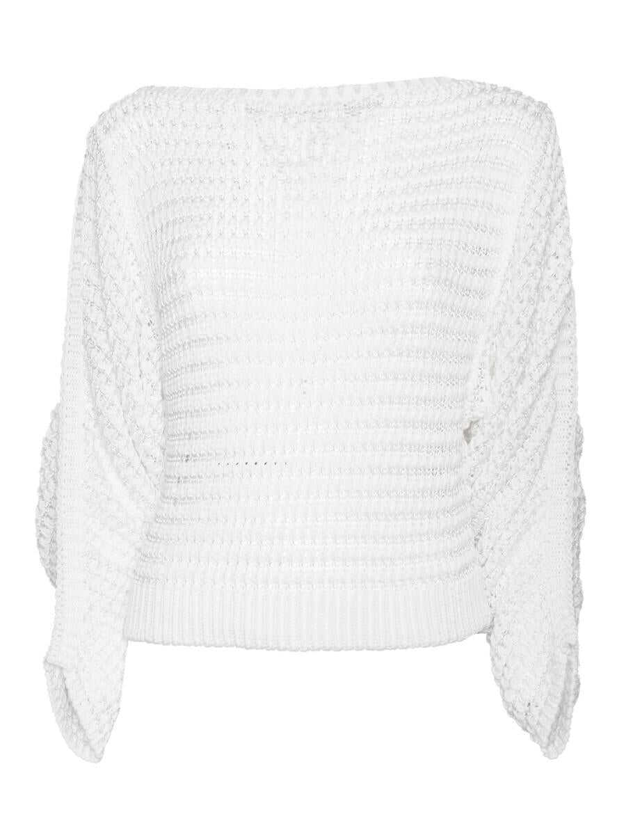 Pulovere Alberta Ferretti Alberta Ferretti Girocoll WHITE Femei (BM 17640627) 1