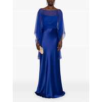 Rochii Alberta Ferretti Dama - Rochii Alberta Ferretti Alberta Ferretti Chiffon Dress BLUE Femei (BM 17640633) - B-mall.ro