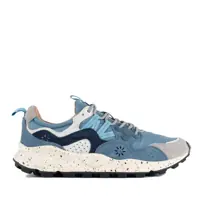 Sneakers Flower Mountain Yamano 3 Light Grey And White Suede And Nylon Sneakers Barbati