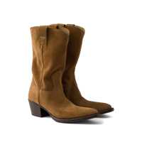 Bocanci Dama - Bocanci Prada Prada Boots Brown Femei (BM 17641602) - B-mall.ro