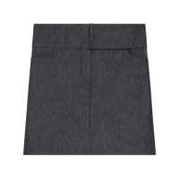 Fuste Courrèges Dark Grey Cotton Mini Skirt Femei
