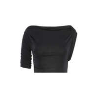 Topuri Jacquemus Drapeado Crop-Top Femei