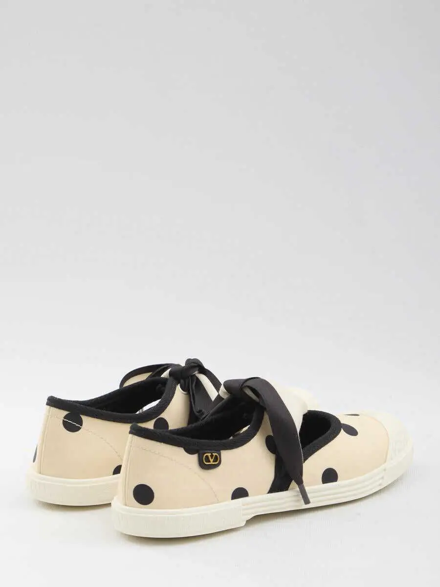 Sneakers Valentino Garavani Bay By Bay Ballet Flats Sneakers Beige Femei (BM 17642478) 3