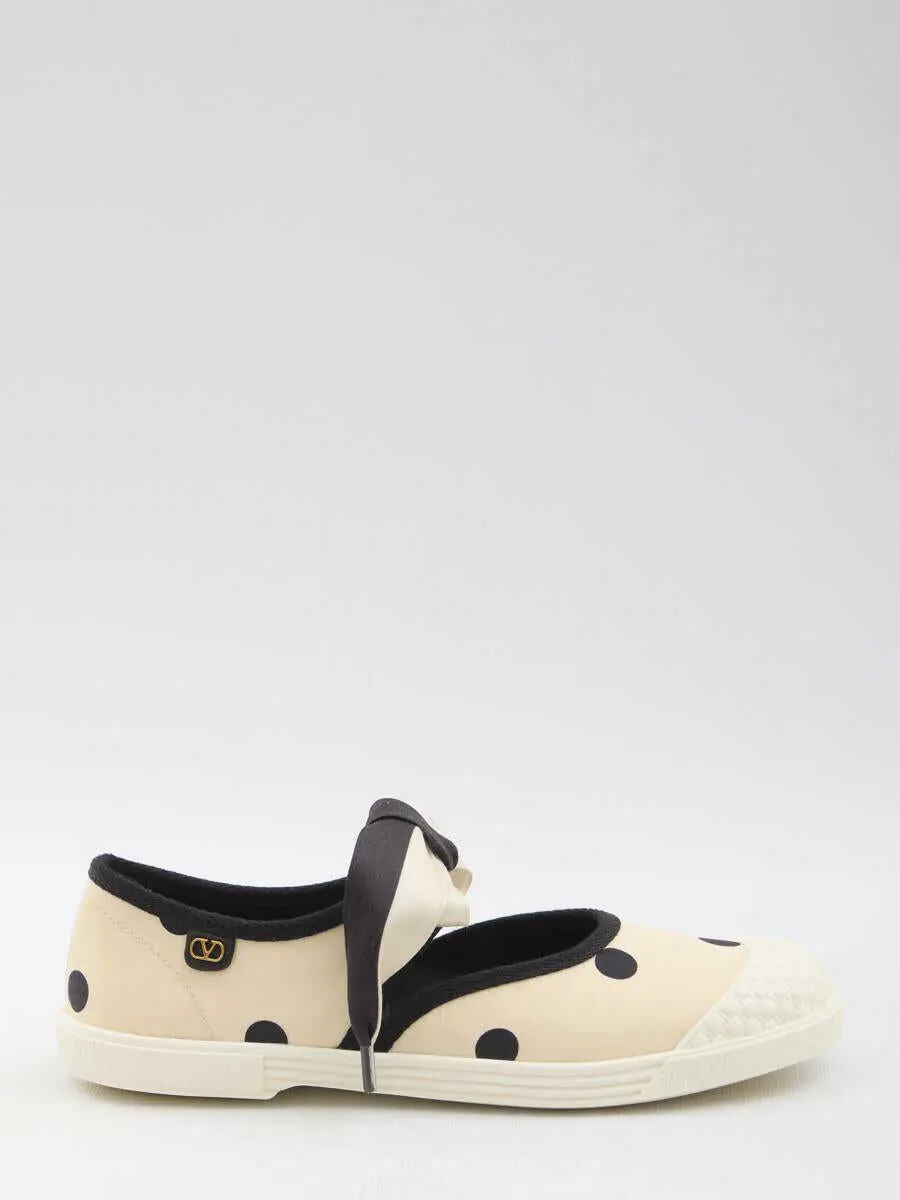Sneakers Valentino Garavani Bay By Bay Ballet Flats Sneakers Beige Femei (BM 17642478) 1