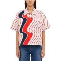 Camasi MSGM Dama - Camasi MSGM Multicolor Shirt With Classic Collar And All-Over Print In Fabric Woman MULTICOLOR Femei (BM 17642511) - B-mall.ro
