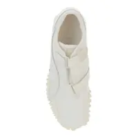 Sneakers PUMA Dama - Sneakers PUMA Mostro White Sneakers With Logo Patch On The Tongue And Studded Sole In Leather Unisex WHITE Femei (BM 17642640) - B-mall.ro