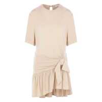 Rochii Rabanne Tie Detail Ruffle Dress Femei