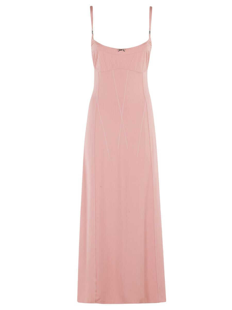 Rochii RABANNE Rabanne Slip Dress In Blush Multicolor Femei (BM 17644890) 1