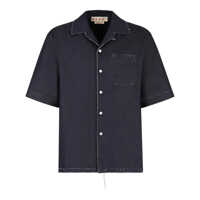 Camasi de blugi Marni Short-Sleeved Denim Shirt Barbati