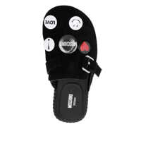 Incaltaminte Moschino Dama - Sneakers Moschino Moschino Slippers With Decoration Black Femei (BM 17644950) - B-mall.ro