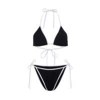 Costume de baie Hunza G Gina Bikini Contrast Femei