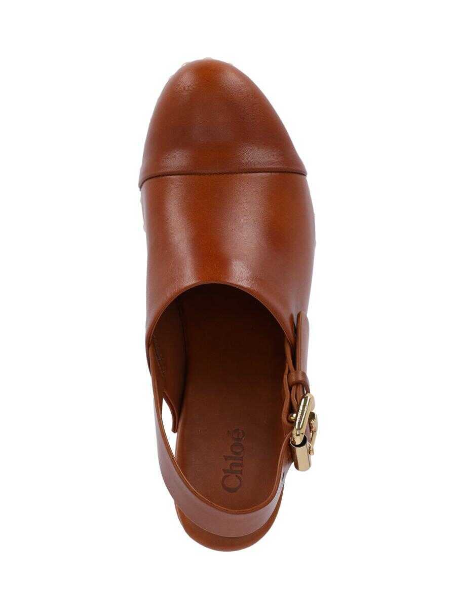 Sandale Chloe Chlo Sandals BROWN Femei (BM 17645664) 5