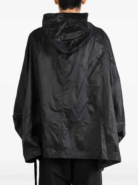 Geci Rick Owens Rick Owens Drkshdw Technical Fabric Waterproof Jacket Black Barbati (BM 17646663) 3