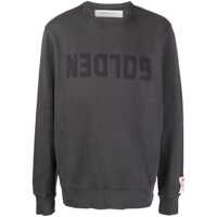 Pulovere Golden Goose Golden M'S Regular Sweatshirt Distressed Cotton Jersey With Logo Barbati