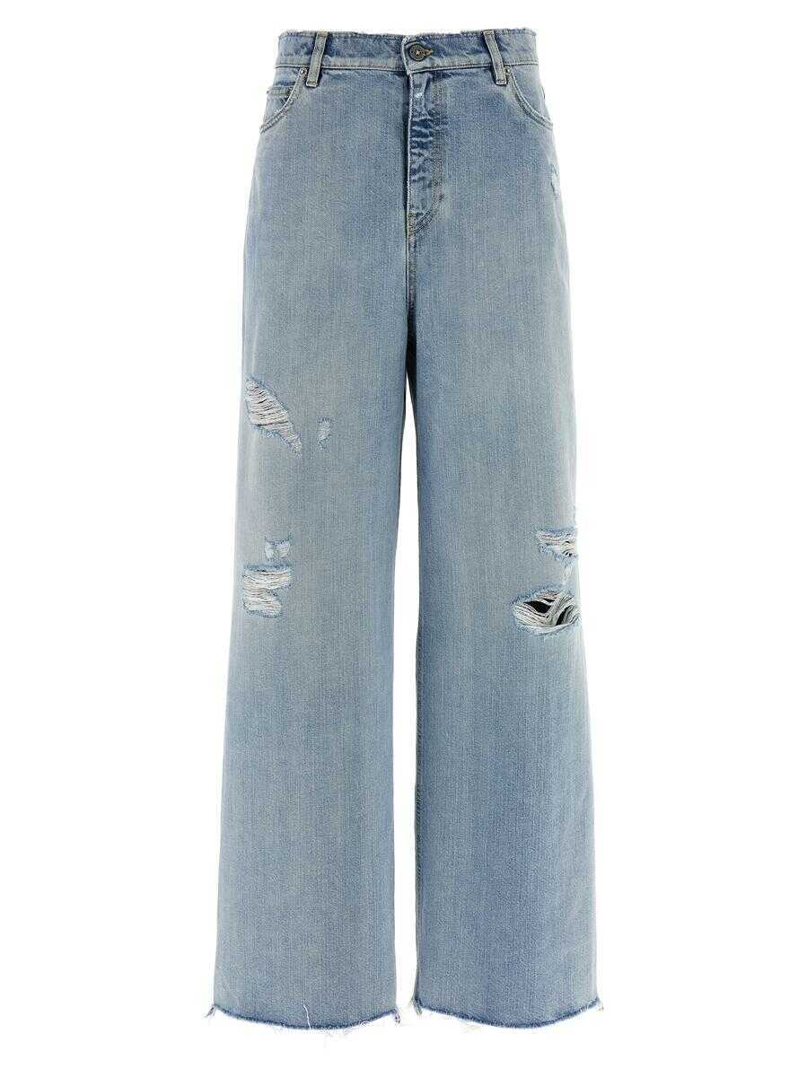 Blugi Golden Goose Golden Goose Lived-In Effect Jeans BLUE Femei (BM 17647656) 1