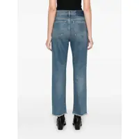 Imbracaminte Golden Goose Dama - Blugi Golden Goose Golden Goose Embroidered Patch Cropped Jeans BLUE Femei (BM 17647668) - B-mall.ro